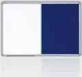 Kombinovaná tabule 60x90 filc modrý/magnet., rám ALU23
