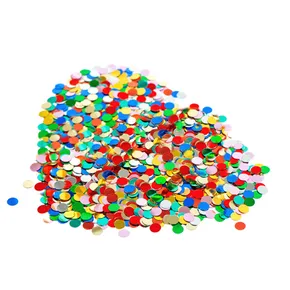 Papír konfetti vegyes színek átmérő 8mm 100 g [1 cs.]