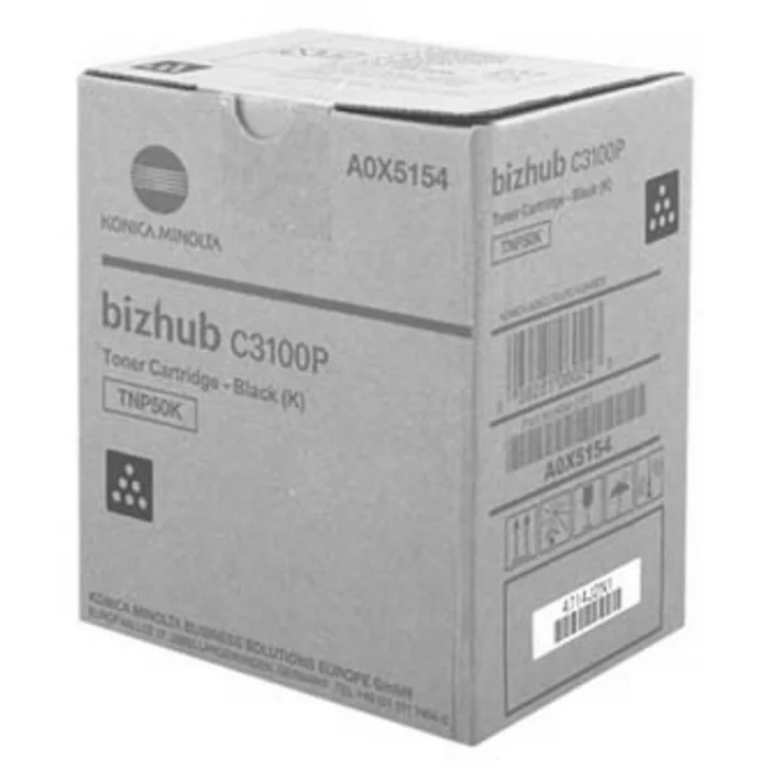 Termék főképe Konica Minolta originální toner A0X5154, black, 5000/4700str., TNP-50K, Konica Minolta Bi