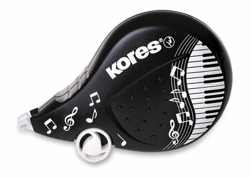 Termék főképe Korekční strojek Kores Scooter Black & White 4,2 mm × 8 m – suchý korekční roller (mix barev)