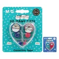 M&G So Many Cats korrektor szalag! /5 mm x 10 m/, 2 db-os készlet