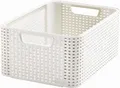 Kosár, műrattan, 18 l, krém, CURVER