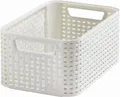 Kosár, műrattan, 7 l, krém, CURVER