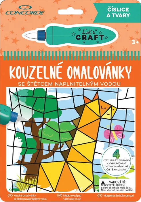 Termék főképe Kouzelné omalovánky CONCORDE, Číslice a tvary