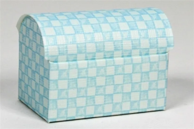 Termék főképe Krabice Cofanetto 70 x 45 x 52 mm modrobílá kostka
