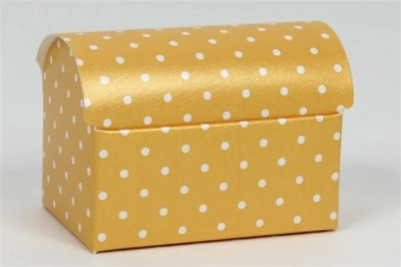 Termék főképe Krabice Cofanetto 70 x 45 x 52 mm žlutá+bílé puntíky