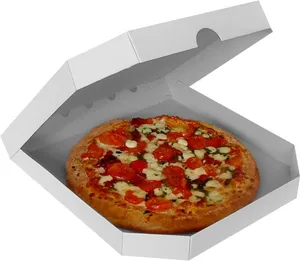 Pizza / tortadoboz 28 x 28 x 3,5 cm fehér [100 db]