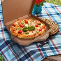 Következő termékkép Pizzadoboz (hullámkarton) kraft 32 x 32 x 3 cm [100 db]