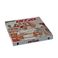 Pizzadoboz hullámkarton 29,5 x 29,5 x 3 cm [100 db]