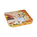 Pizzadoboz hullámkarton 32 x 32 x 3 cm [100 db]