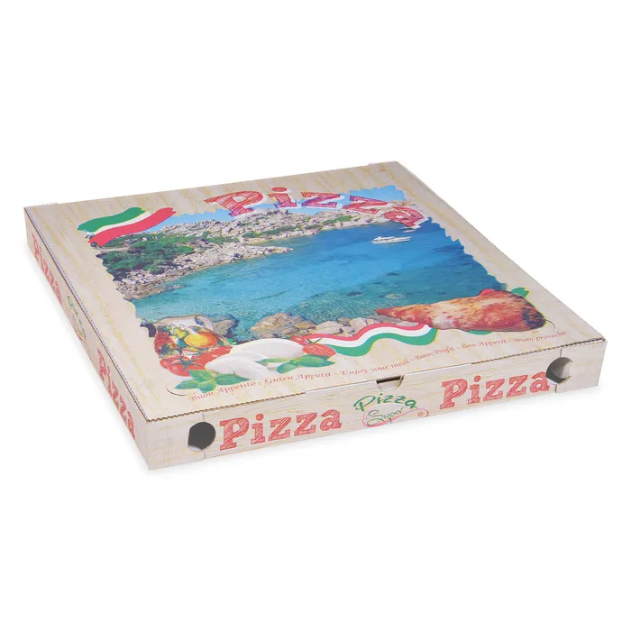 Termék főképe Krabice na pizzu z vlnité lepenky 50 x 50 x 5 cm [100 ks]