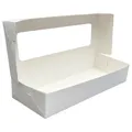 Desszertes doboz ablakkal 13 x 33 x 6 cm FEHR [50 db]