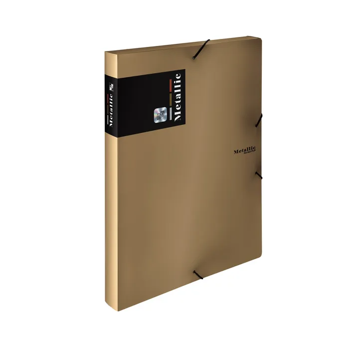 Termék főképe Krabice PP s gumou A4 Metallic měděná