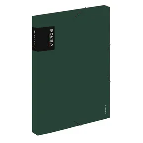 PP doboz gumival A4 VERDE zöld