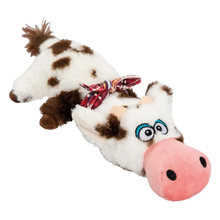 Termék főképe Kravička ležící, 30 cm, plyšová hračka pro psy, HIPHOP DOG, strakatá