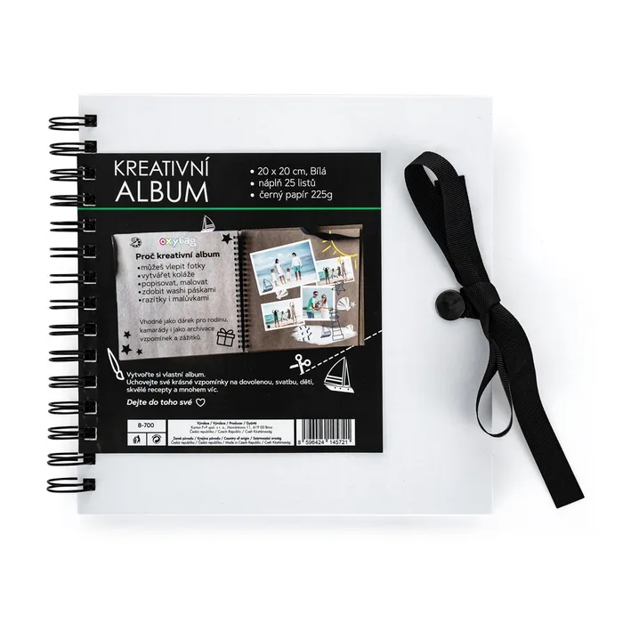 Termék főképe Kreativní album 20,5 x 20,5 cm bílá