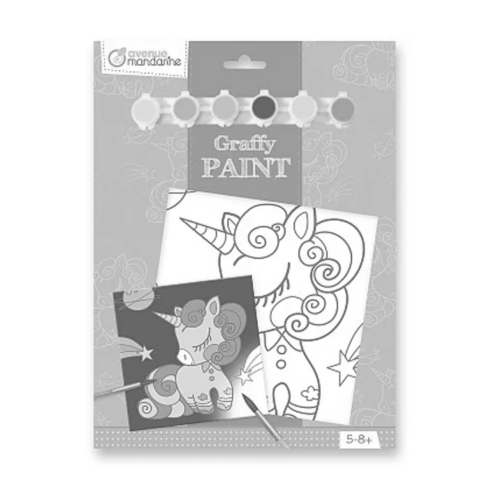 Termék főképe Kreativní sada Avenue Mandarine Graffy Paint - jednorožec
