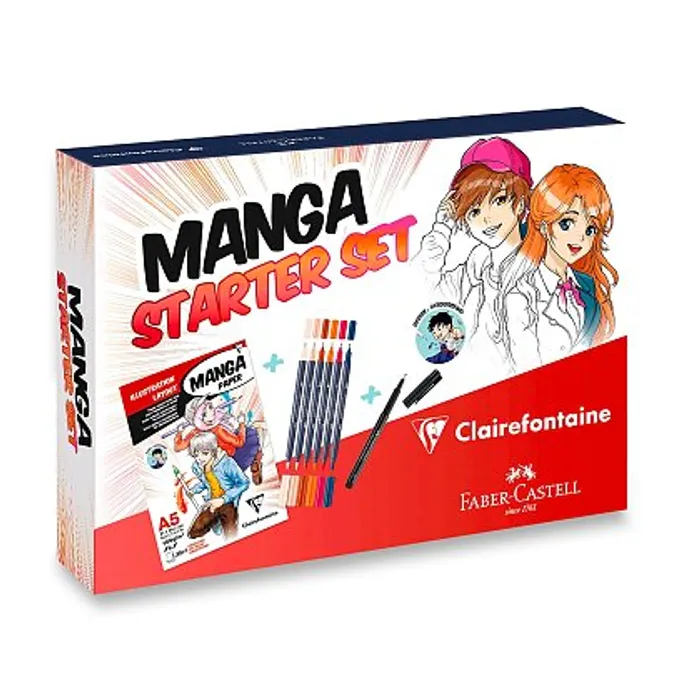 Termék főképe Kreativní sada Clairefontaine Manga Starter Set