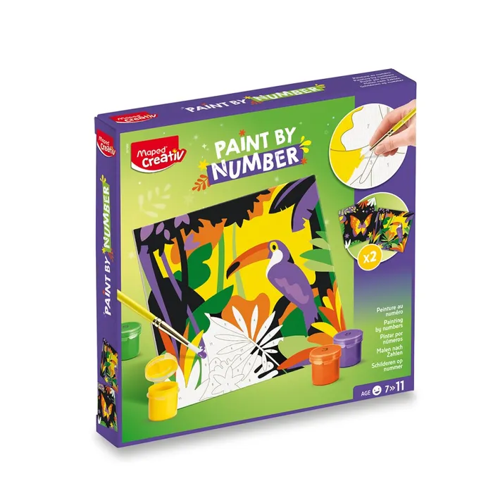 Termék főképe Kreativní sada Maped Creativ Paint by number tukan a motýl