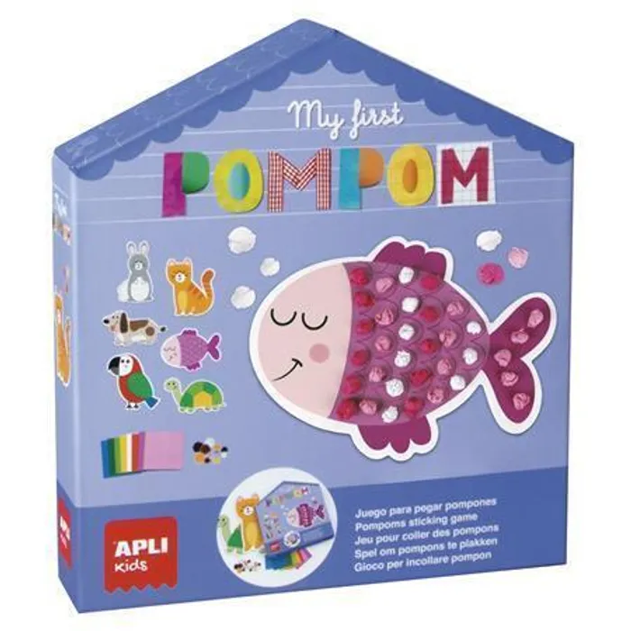 Termék főképe Kreativní sada "My first PomPom", zvířátka, APLI Kids 18505