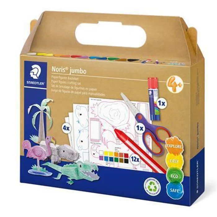 Termék főképe Kreativní sada "Noris® Jumbo", papírová zvířátka, STAEDTLER 61 C4