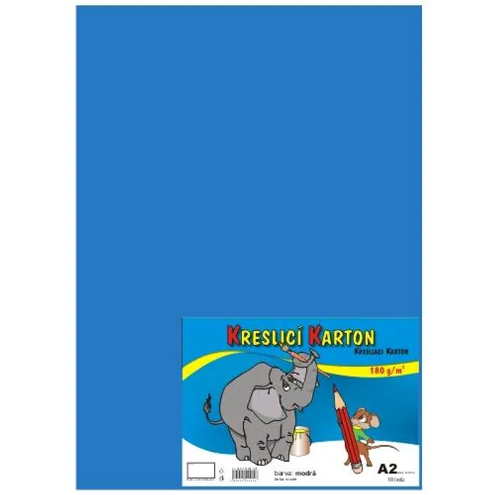 Termék főképe Kreslící karton A2-180g světle modrý [10 listů]