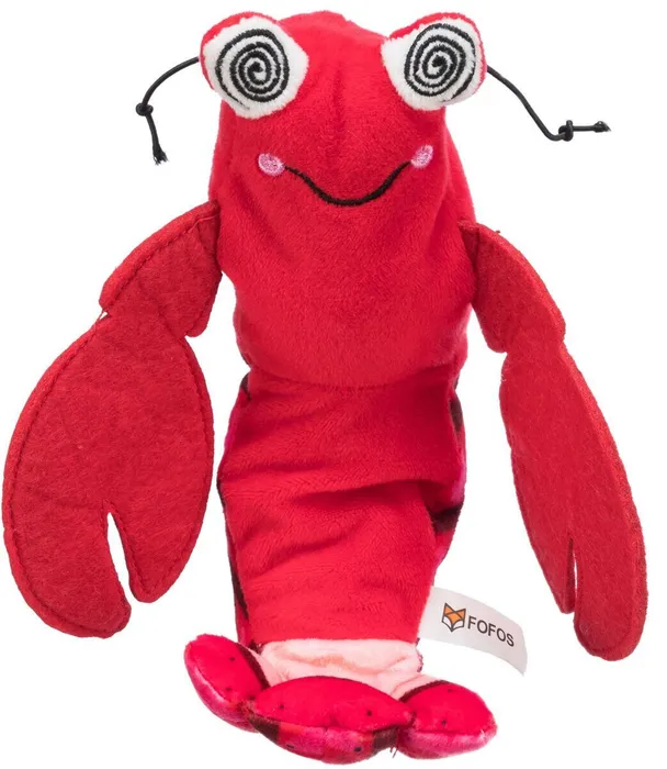 Termék főképe Kreveta jako živá, mrskající se, s catnipem, látka, 23 cm