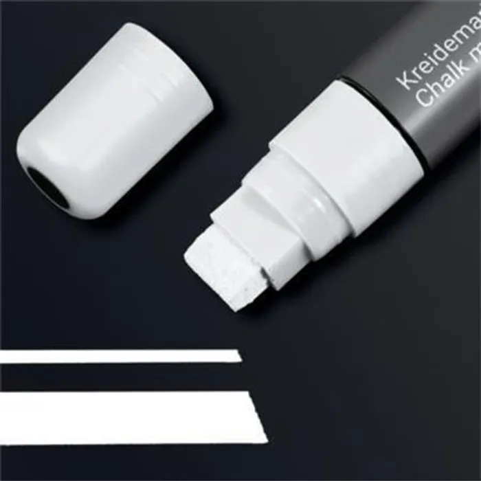 Termék főképe Křídový popisovač, bílá, 5-15 mm, klínový hrot, tekutý, SIGEL BA171
