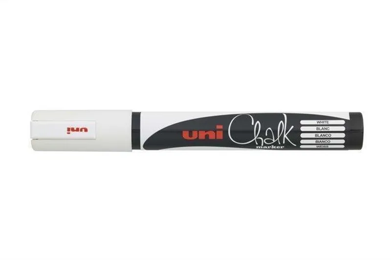 Termék főképe Křídový popisovač "PWE-5M", bílý, 1,8-2,5mm, UNI