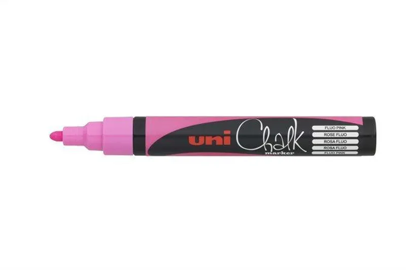 Termék főképe Křídový popisovač "PWE-5M", fluorescenční růžová, 1,8-2,5mm, UNI