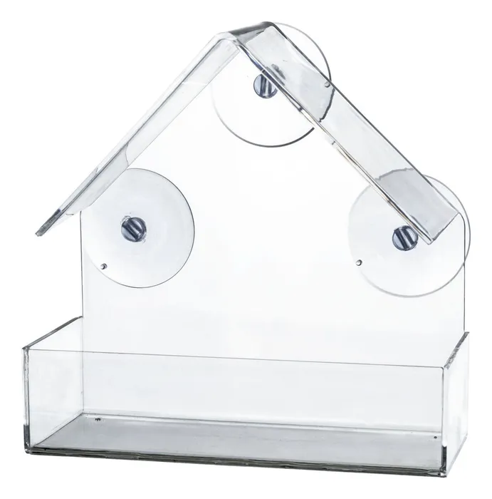 Termék főképe Krmítko pro ptáky na okenní tabuli, 225 ml/15 × 15 × 6 cm, plast