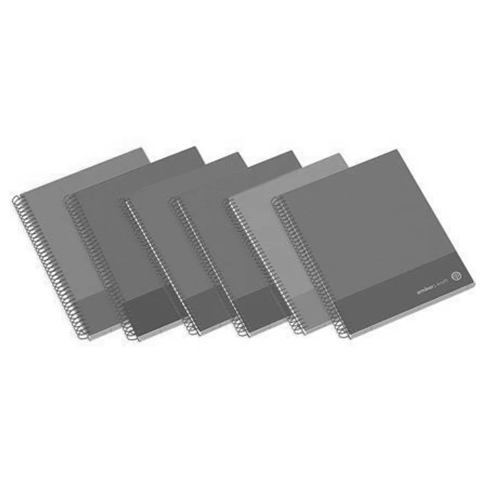 Termék főképe Kroužkový blok Ambar Kraft A5, linkovaný, 100 listů, mix barev