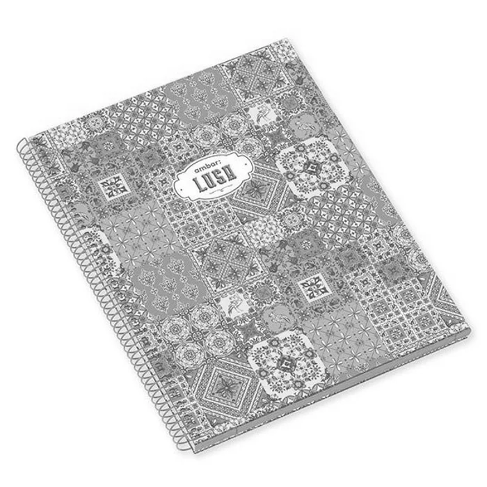 Termék főképe Kroužkový blok Ambar Lusa Patchwork A4, linkovaný, 120 listů, mix motivů