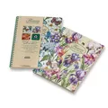 Pigna Nature Flowers gyűrűpárna A4-es, szögletes, 135 lapos, motívumok keveréke