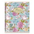 Gyűrűpárna Pigna Nature Flowers A4, bélelt, 60 lapos, motívumkeverék