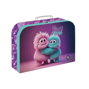 Laminált bőrönd 34 cm Monster