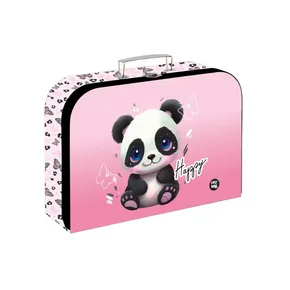Laminált bőrönd 34 cm Panda