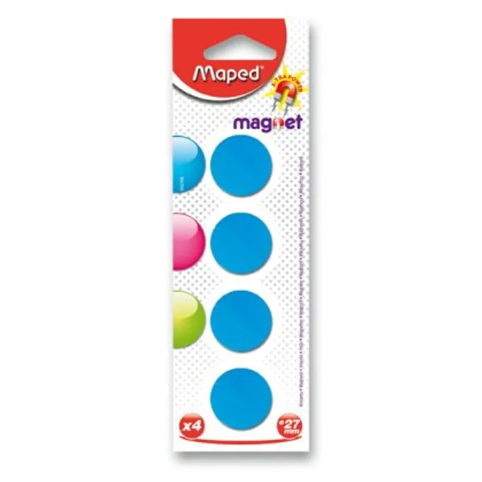 Termék főképe Kulaté magnety Maped - průměr 27 mm - mix barev, 4 ks