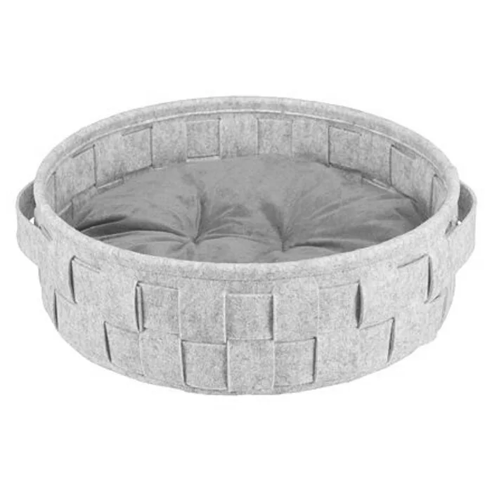 Termék főképe Kulatý pelech LENNIE propletený 45 cm šedý - DOPRODEJ