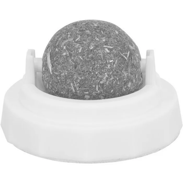 Termék főképe Kulička Catnipu v samolepícím držáku, 5 cm, bílá/zelená