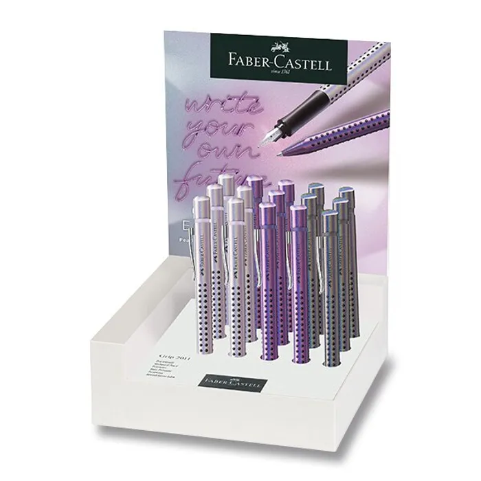 Termék főképe Kuličková tužka Faber-Castell Grip Edition Glam XB stojánek 15 ks