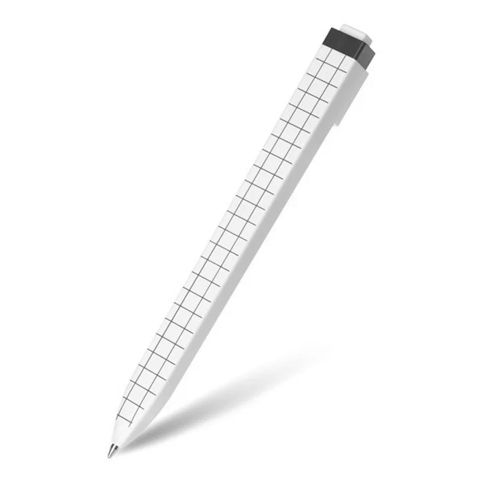 Termék főképe Kuličková tužka Moleskine Go Pen čtverečkovaná, bílá, 1 mm