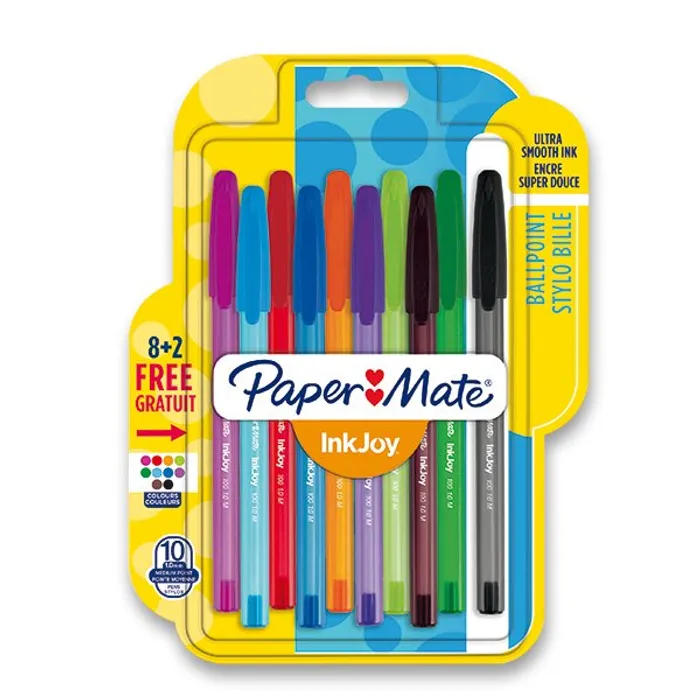 Termék főképe Kuličková tužka PaperMate InkJoy 100 sada 10 barev