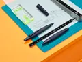 Golyóstoll e-motion Pure Black, fekete, Faber-Castell 148690