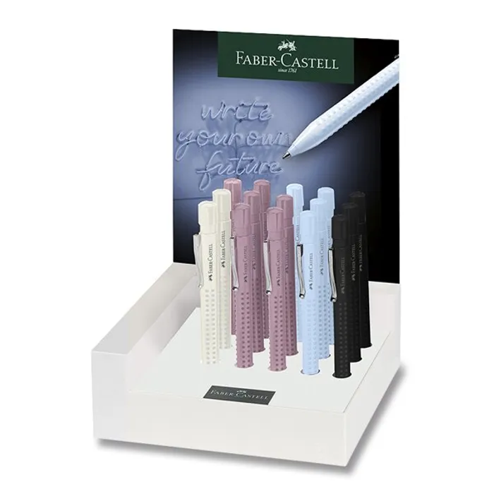 Termék főképe Kuličkové pero Faber-Castell Grip 2010 Harmony stojánek, 15 ks, hrot XB