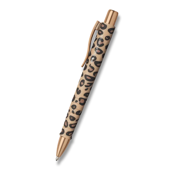 Termék főképe Kuličkové pero Faber-Castell Poly Ball XB Leopard Editon - hnědá