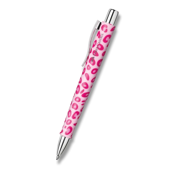 Termék főképe Kuličkové pero Faber-Castell Poly Ball XB Leopard Editon - růžová