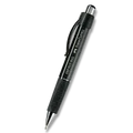 Grip Plus Ball 1407 golyóstoll 0,4 mm, fekete fémes, Faber Castell (140733)