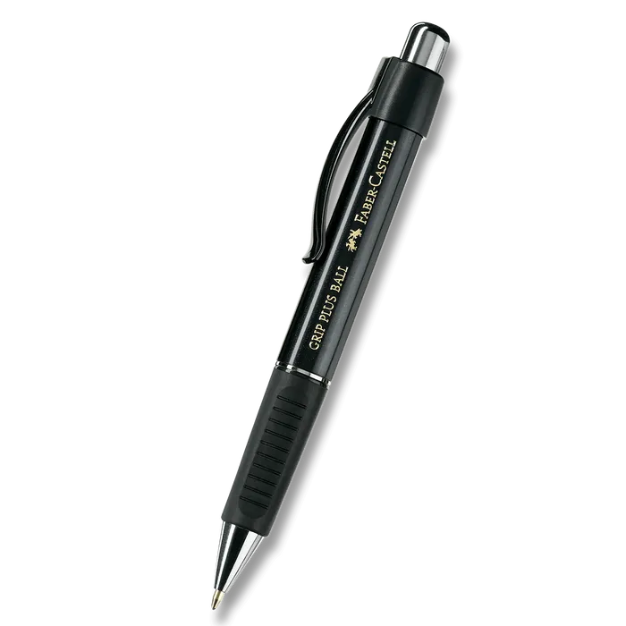 Termék főképe Kuličkové pero Grip Plus Ball 1407 0.4mm, černá met. Faber Castell (140733)