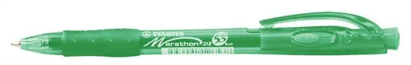 Termék főképe Kuličkové pero "Marathon", zelená, 0,4mm, stiskací mechanismus, STABILO